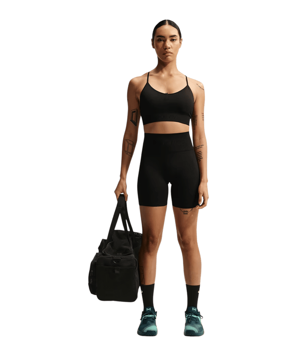Nike Dri-Fit Seamless Brassières Femmes Noir C010 - noir