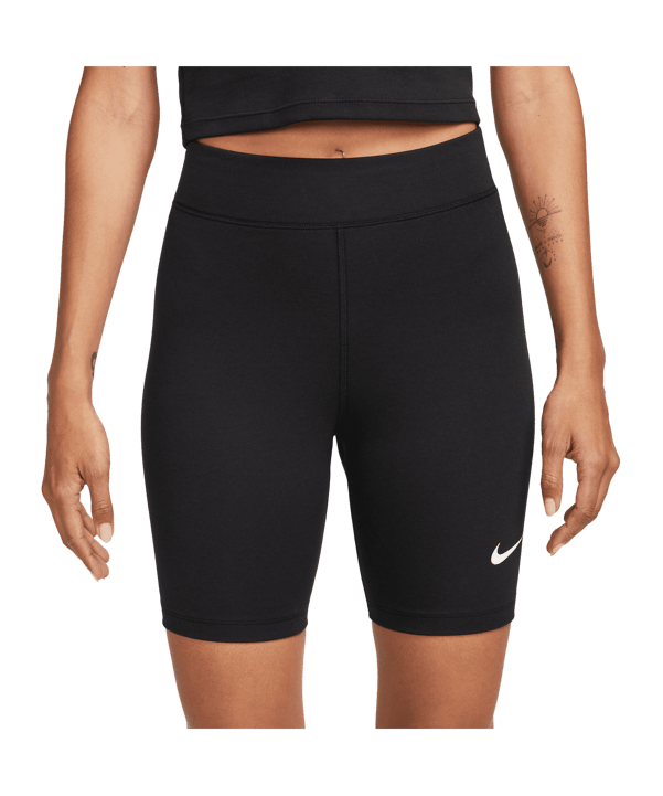 Nike Classics 8in Biker Shorts Damen Weiss F010 - schwarz