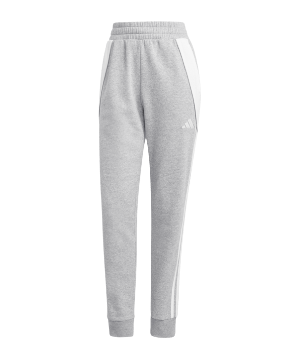 adidas Tiro 24 Trainingshose Damen Grau Weiss - grau