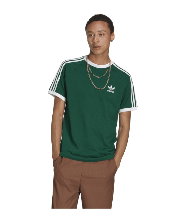 adidas Originals Adicolor Classics 3-Stripes Tee Green - gruen