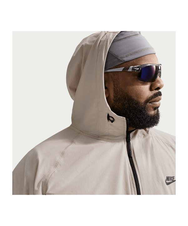Nike Dri-Fit Tech Woven Windjacke Grau F012 - grau