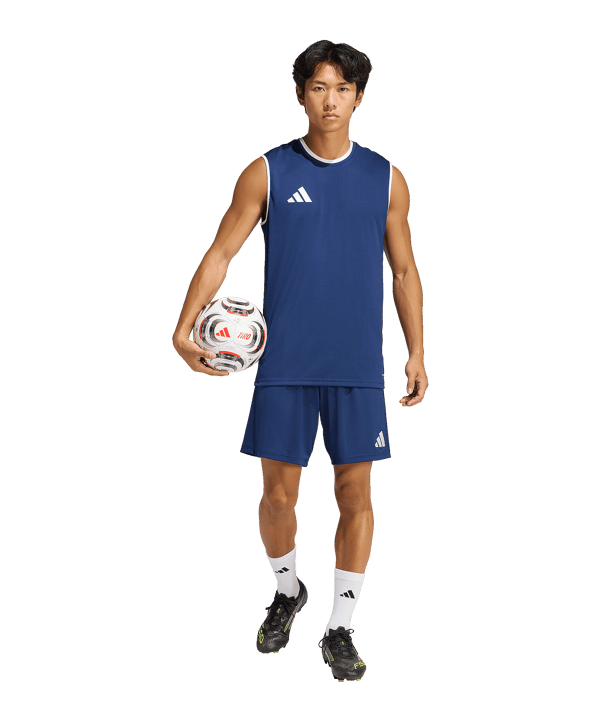 adidas Entrada 26 Trikot Dunkelblau - weiss
