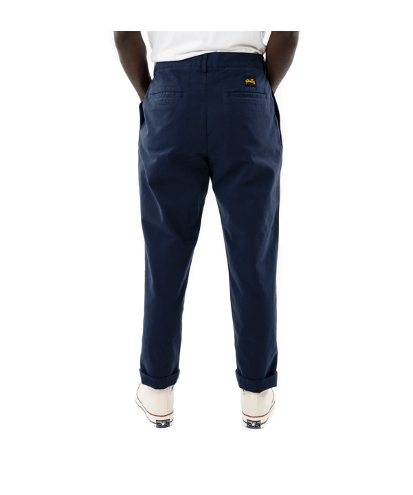 Stan Ray Twill Double Pleat Chino Blau - blau