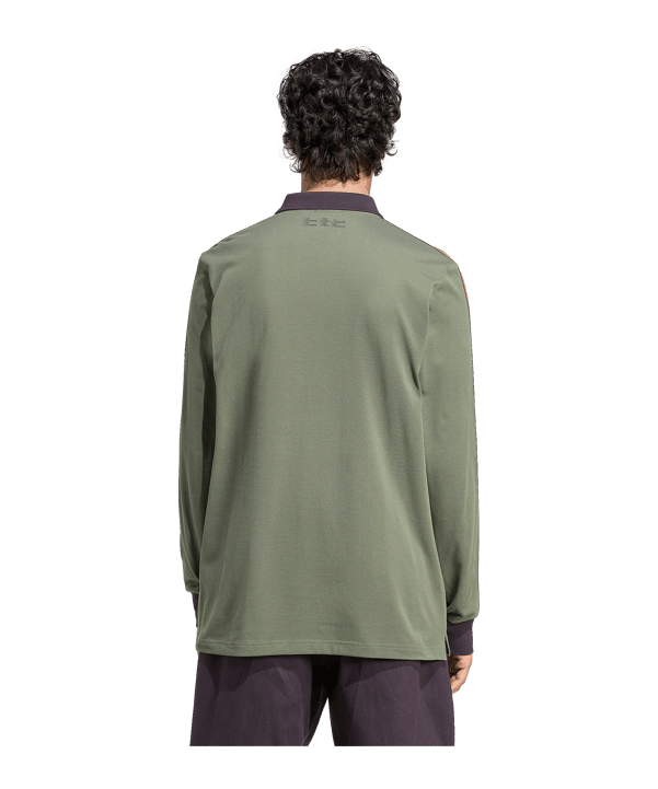 adidas FC Bayern München Icon Long Sleeve Polo Grün - gruen