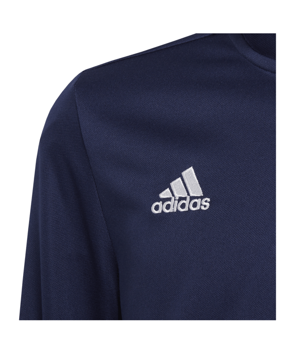 adidas Entrada 22 HalfZip Sweatshirt Kids Blau - blau