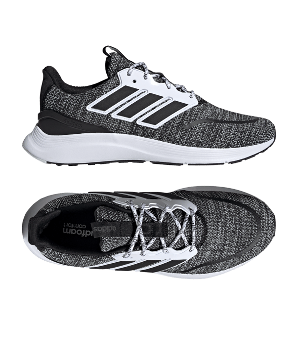 adidas Energy Falcon Running Schwarz Weiss - schwarz