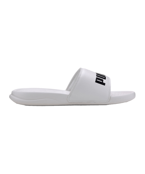 PUMA Popcat 20 Badelatsche Weiss Schwarz F02 - weiss