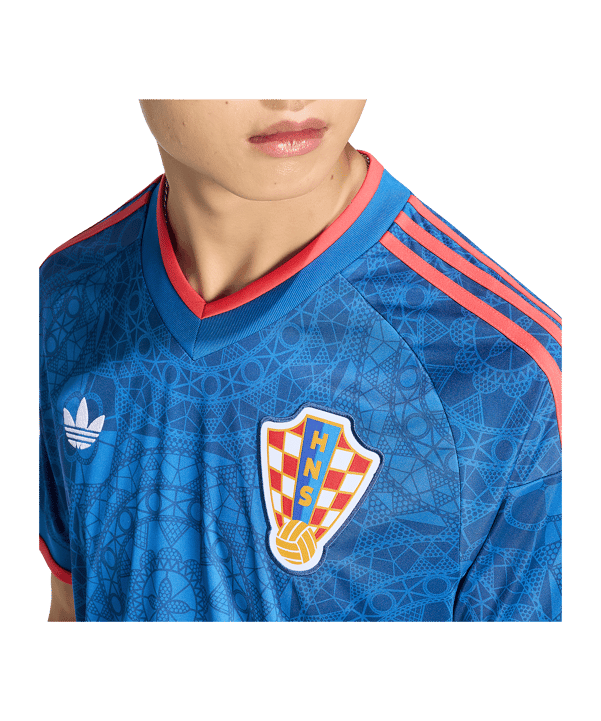 adidas Croazia Maglietta Away 2026 Blu - blu