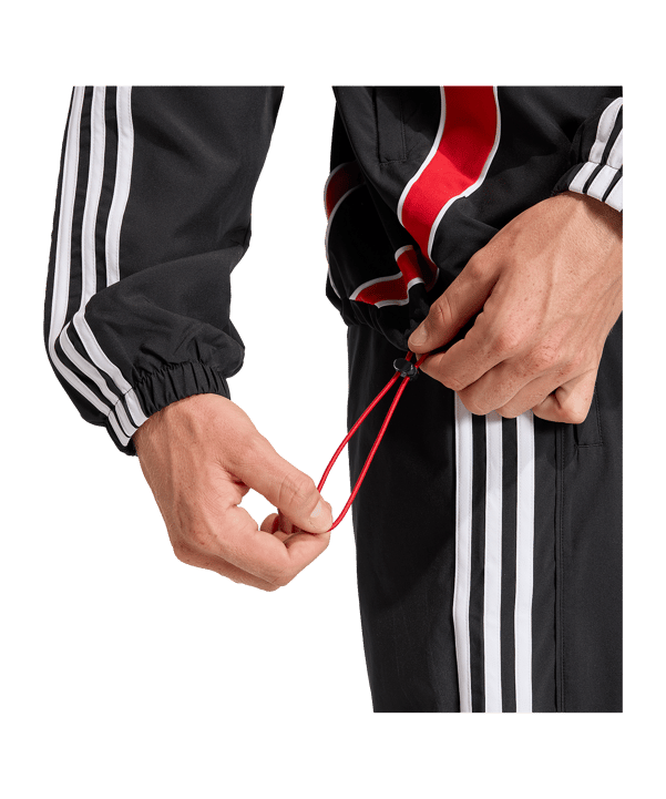 adidas Originals Teamgeist Zip Top Schwarz - schwarz