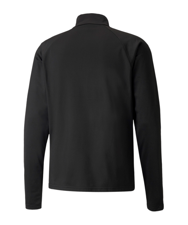 PUMA teamLIGA HalfZip Sweatshirt Schwarz Rot F43 - schwarz