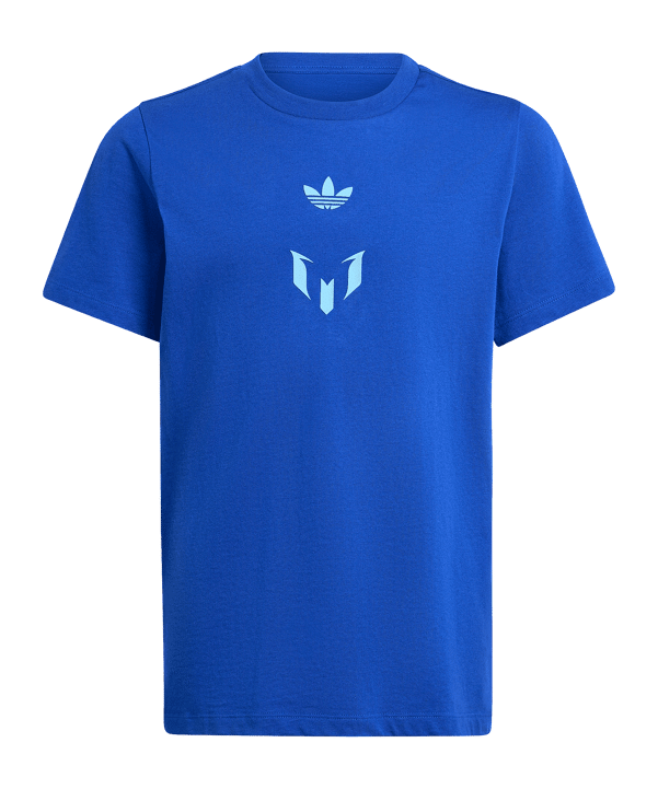 adidas Originals Messi T-Shirt Kids Blau - blau