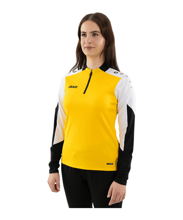 JAKO Dynamic Zip Sweatshirt Damen Gelb F305 - gelb