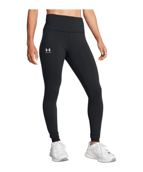 Under Armour Rival Leggings Damen Schwarz F001 - schwarz
