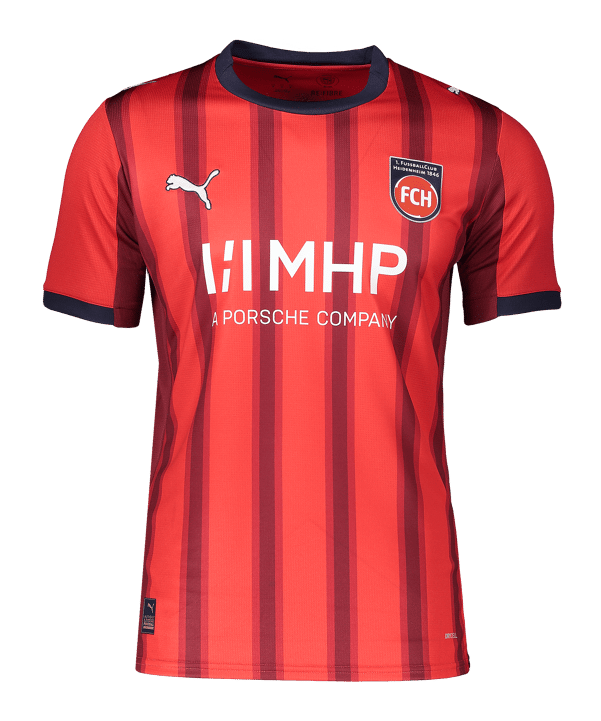 PUMA 1. FC Heidenheim Trikot Home 2025/2026 Damen Rot F01 - rot