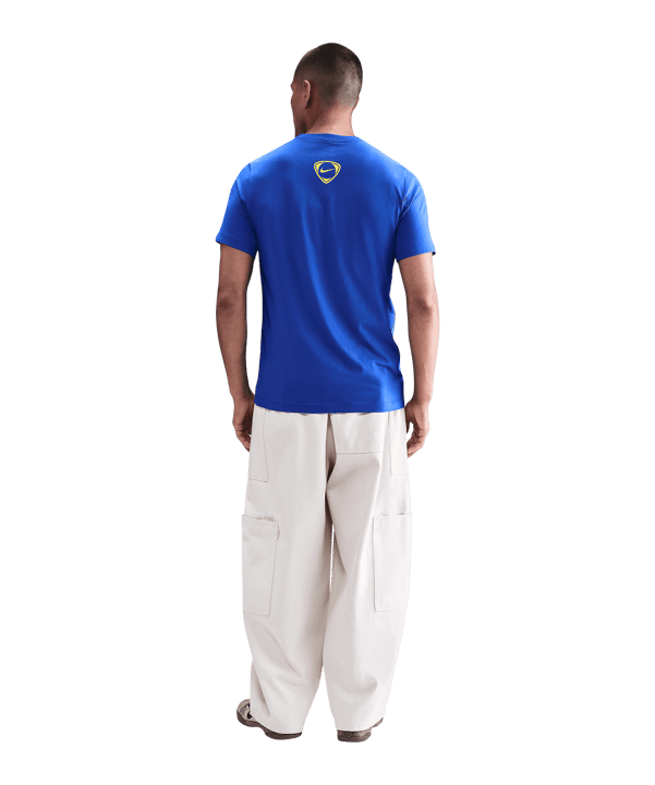 Nike M Nk Tee Total 90 2 T-Shirt Blau F480 - blau