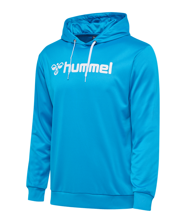 Hummel Logo Hoody Blau F7428 - blau