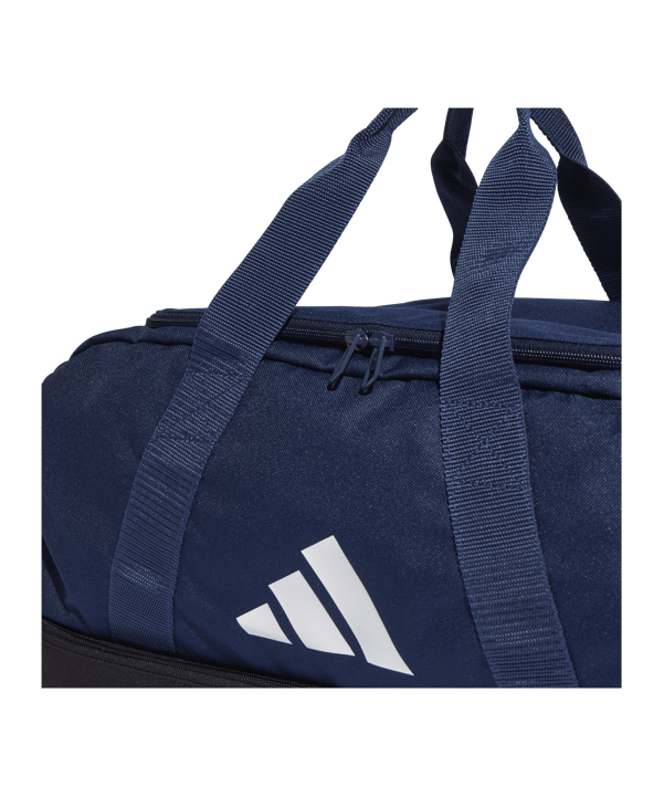 adidas Tiro League Duffel Bag Gr. S Blau Weiss - dunkelblau