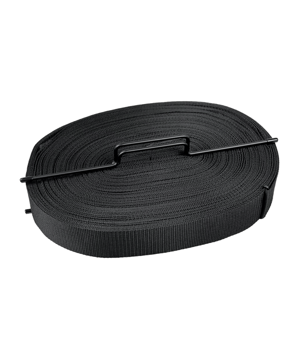 Funtec Beach Basic Courtline 8x16m mit Kunststoffheringen Tor Schwarz - schwarz