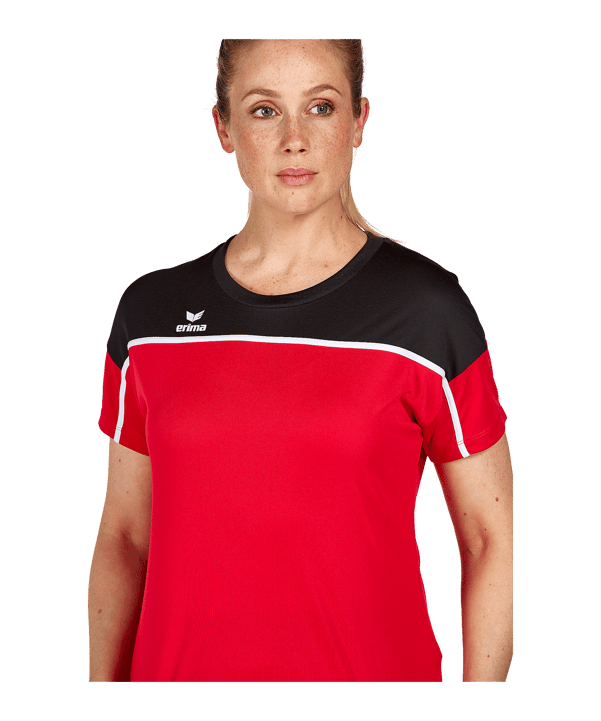 Erima Change by T-Shirt Damen Rot Schwarz - rot