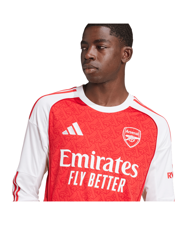 adidas FC Arsenal London Langarm Trikot Home 2025/2026 Rot - rot