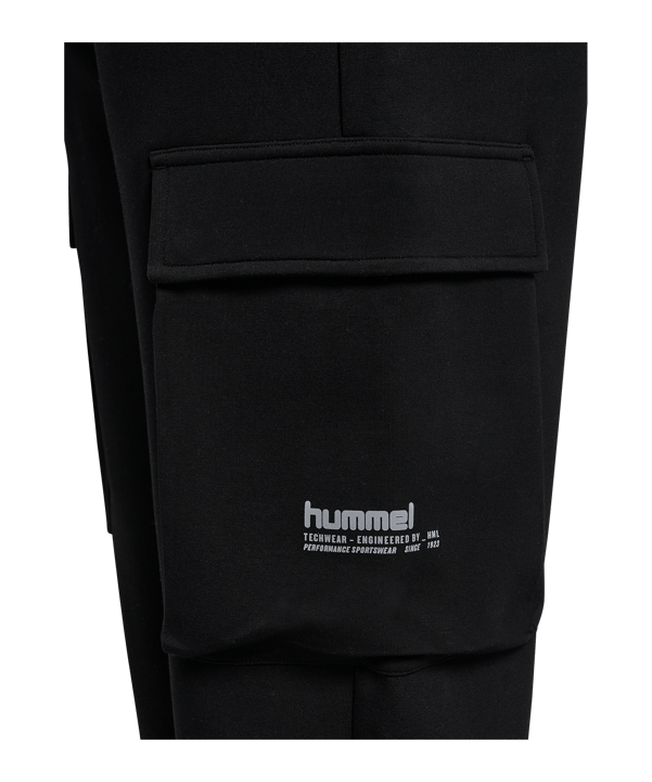Hummel Tech Fleece Loose Cargo Hose Schwarz F2001 - schwarz