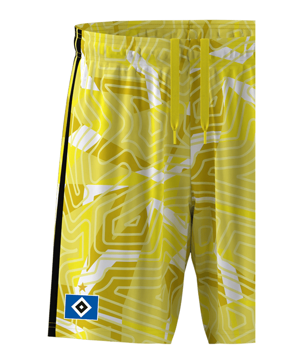 adidas Hamburger SV Pantaloni da portiere 2026/2027 Kids Giallo - giallo