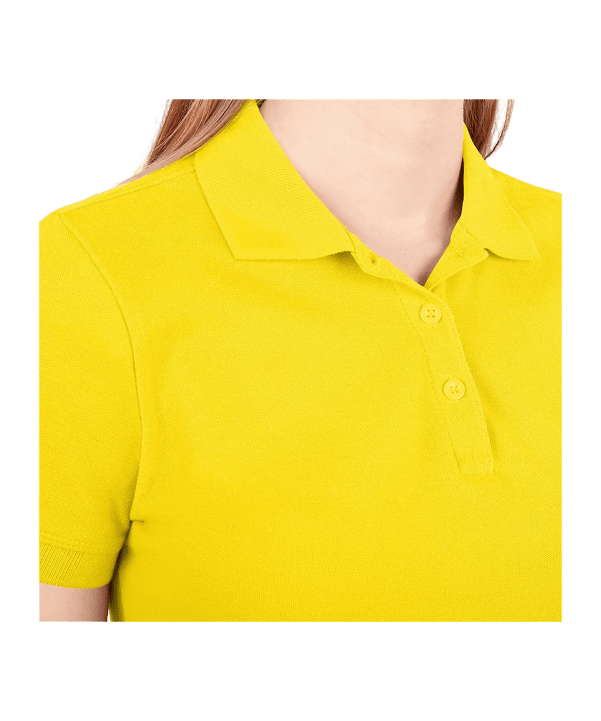 JAKO Organic Polo Shirt Damen Gelb F300 - gelb