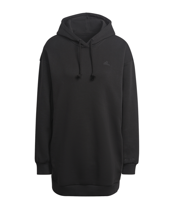 adidas ALL SZN Fleece Long Hoody Schwarz - schwarz