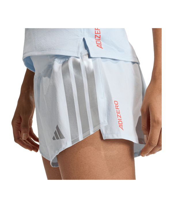 adidas Adizero Ekiden Hardloopshorts Dames Wit - wit