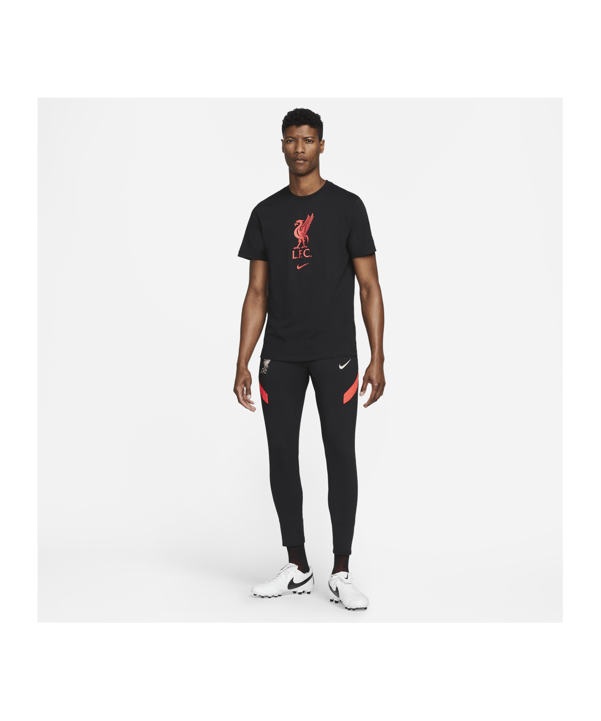 Nike FC Liverpool Crest T-Shirt Schwarz F010 - schwarz