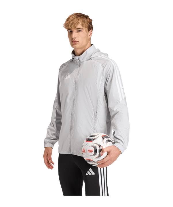 adidas Tiro 26 League Windbreaker Grigio - grigio