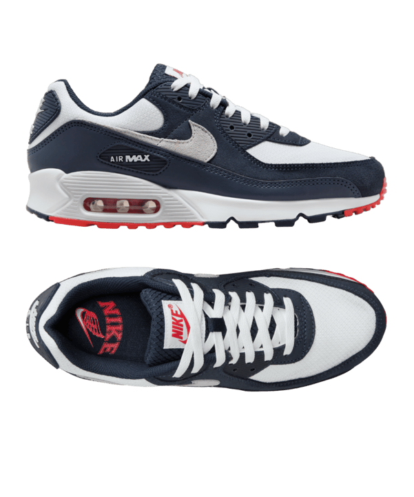 Nike Air Max 90 Blau Weiss F400 - blau