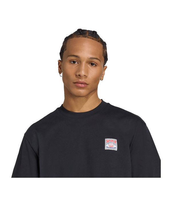 adidas Originals Wabash Loose Tee Black