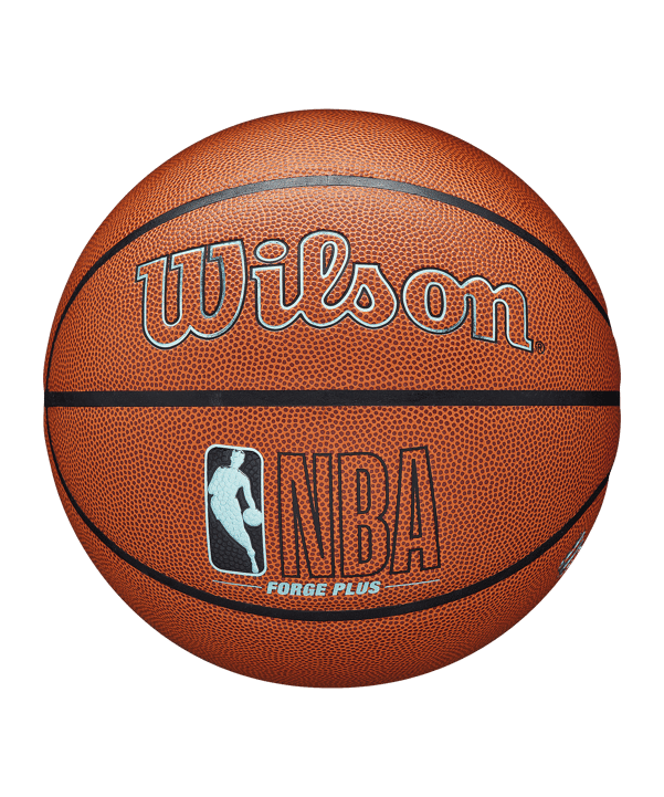 Wilson NBA Forge Plus Eco Basketball Indoorball Grau - braun
