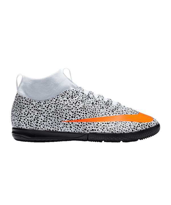 Nike Jr Mercurial Superfly VII Safari Academy CR7 IC Kids F180 - weiss