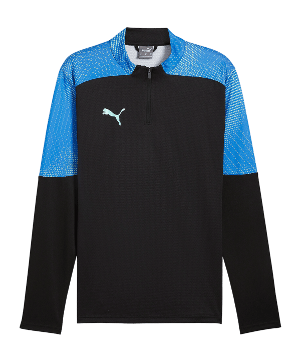 PUMA IndividualFinal 1/4 Zip Top Sweatshirt Schwarz F02 - schwarz