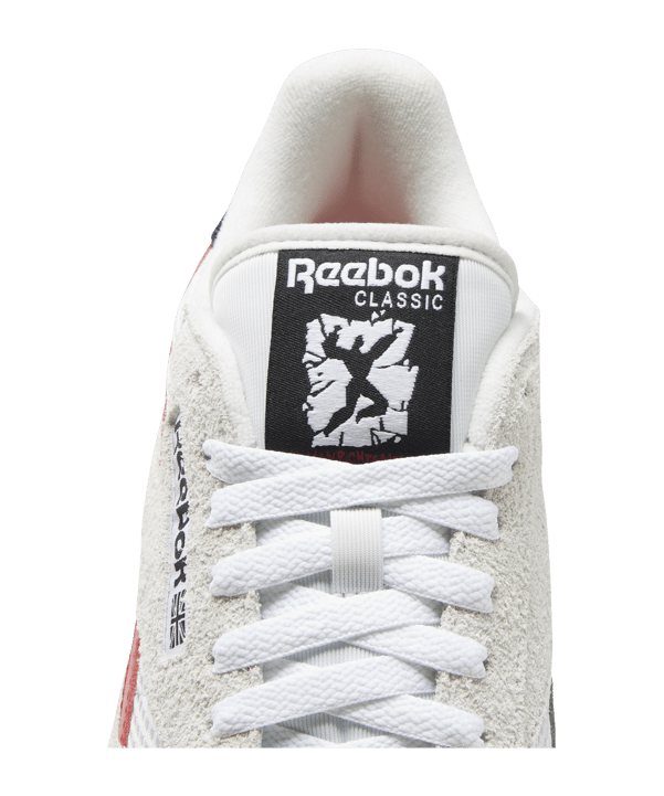 Reebok Classic Leather Grau Rot - grau
