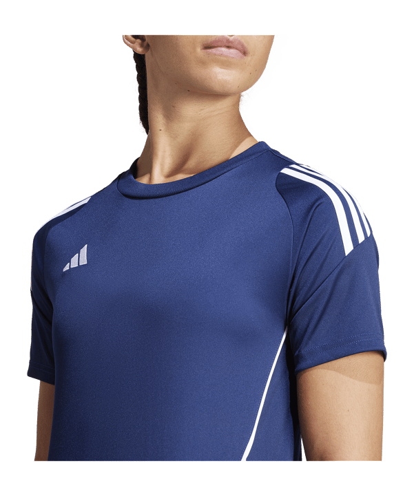 adidas Tiro 24 Trikot Damen Blau Weiss - blau
