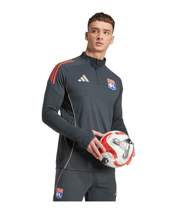 adidas Olympique Lyon Competition Sweatshirt Grau - grau
