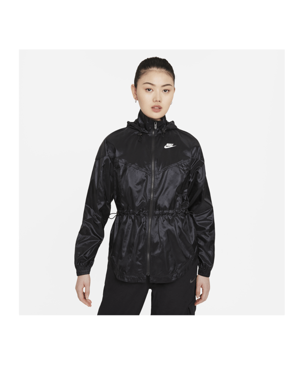 Nike Windrunner Jacke Damen Schwarz F010 - schwarz