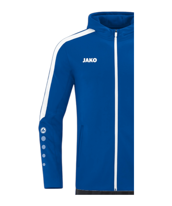 JAKO Polyester Power Kapuze Trainingsanzug Kids Blau F400 - blau