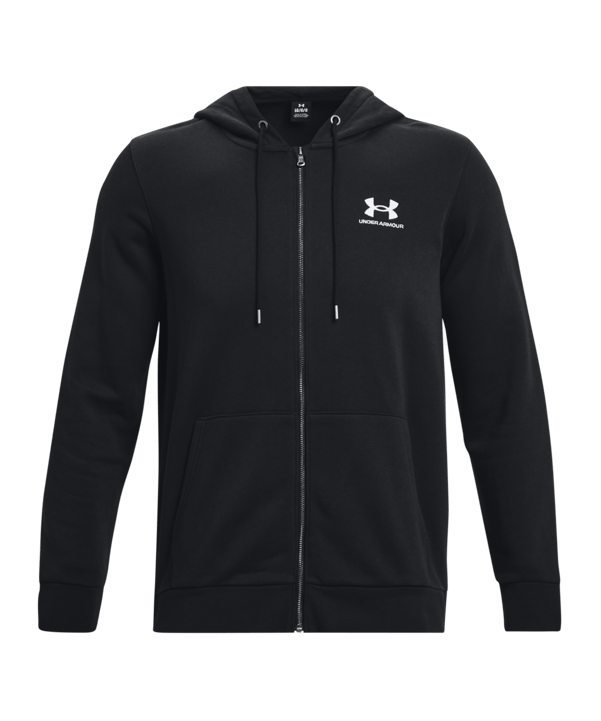 Under Armour Icon Fleece Kapuzenjacke Schwarz F001 - schwarz