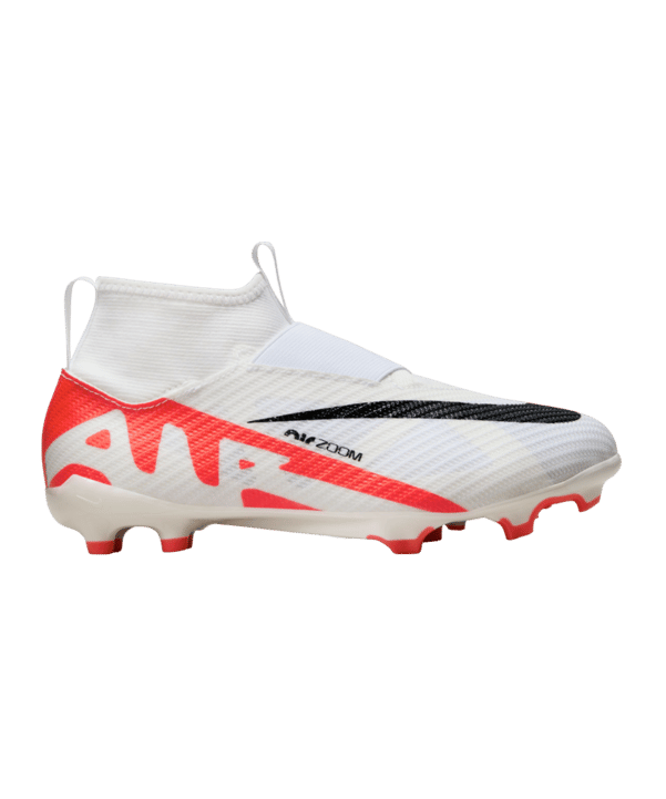 Nike Jr Air Zoom Mercurial Superfly IX Pro FG Ready Kids Rot Weiss Schwarz F600 - rot