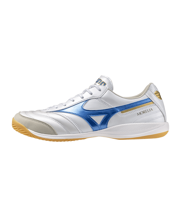 Mizuno Morelia Sala Elite IN Mugen Weiss Blau F25 - weiss