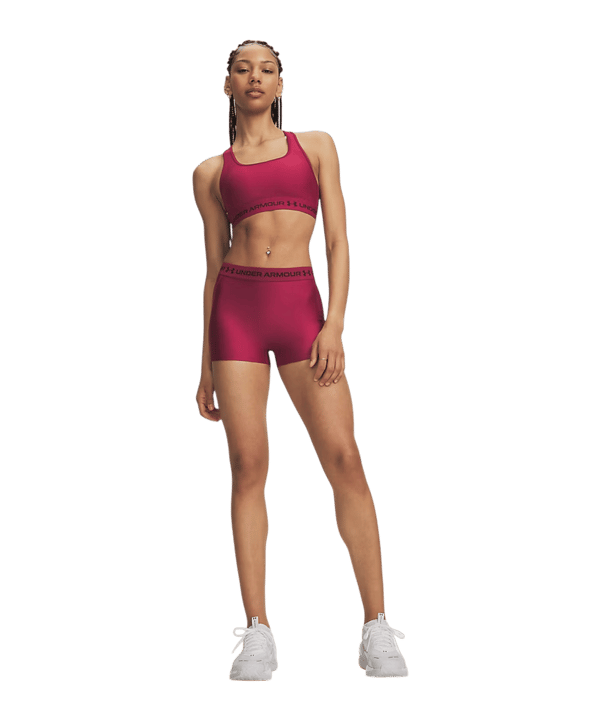 Under Armour HeatGear Shorty Tight Damen Rot F622