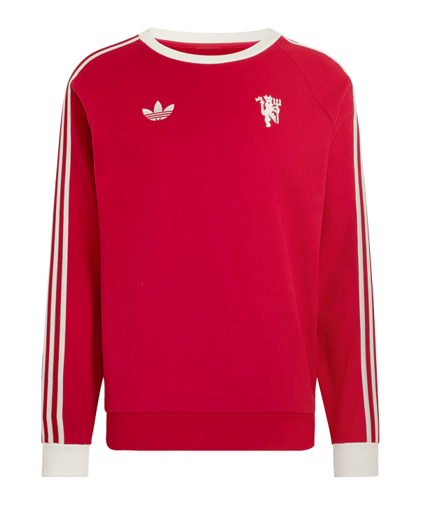 adidas Manchester United Originals Sweatshirt Rot - rot