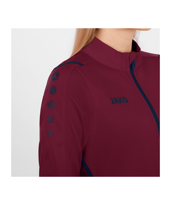 JAKO Challenge Polyesterjacke Damen Rot Blau F132 - rot