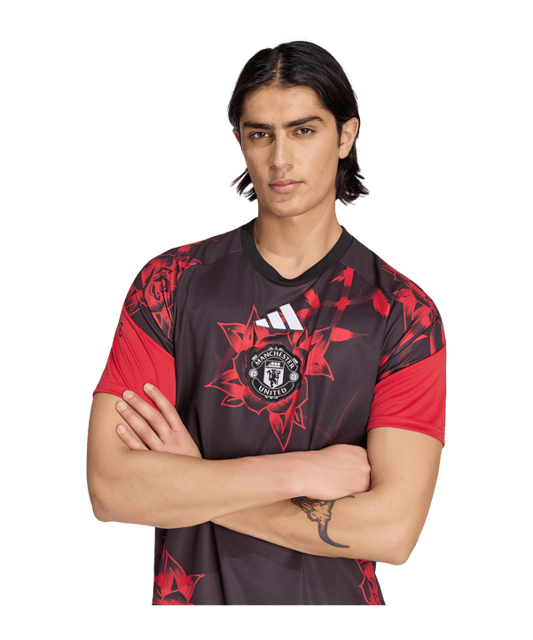 adidas Manchester United Pre Match Trikot 2026/2027 Rot - rot