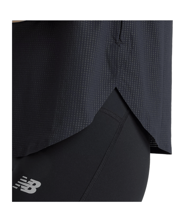 New Balance Race Day Ultra Light T-Shirt Damen Schwarz - schwarz