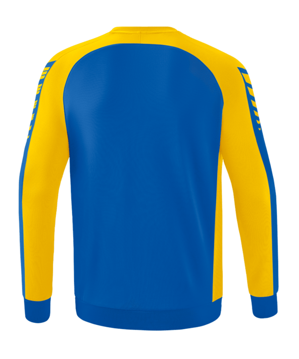 Erima SIX WINGS Sweatshirt Blau Gelb - blau